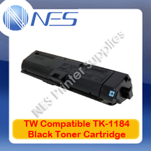 TW Compatible TK-1184 BLACK Toner Cart for Kyocera M2635DN/M2735DW 3k
